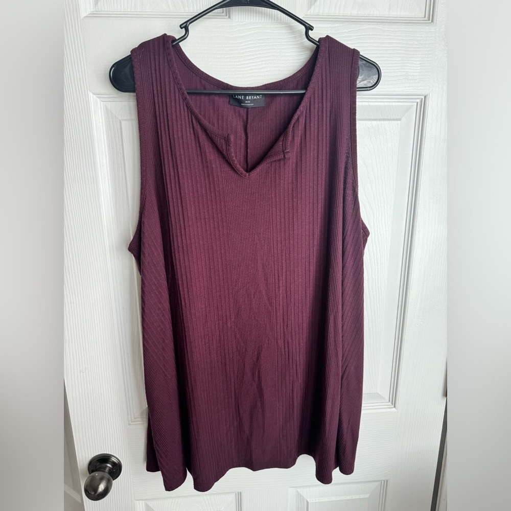 Lane Bryant Women's Rich Purple Tank Top